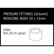 Marley Solvent Reducing Bush 20x15mm - 824.20.15